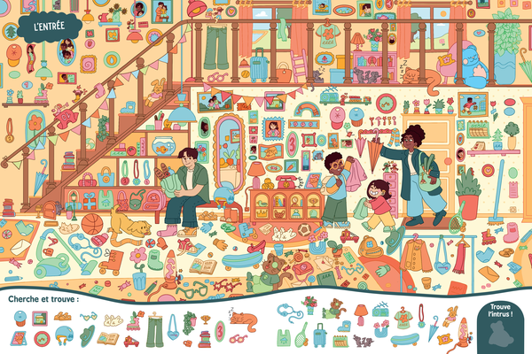 Mon grand cherche et trouve - À la maison