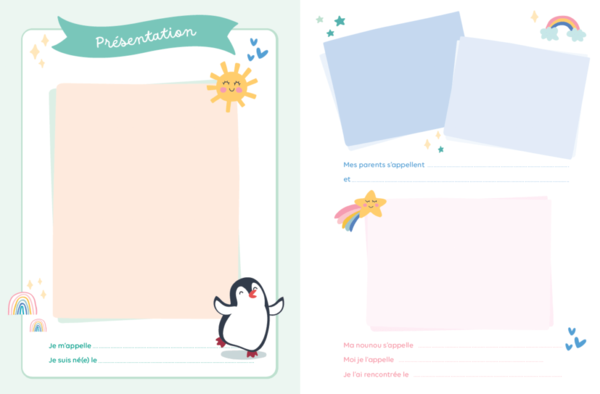 Carnet de liaison avec ma nounou