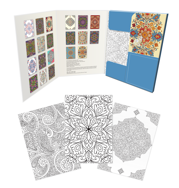 Mandalas - 20 cartes à colorier