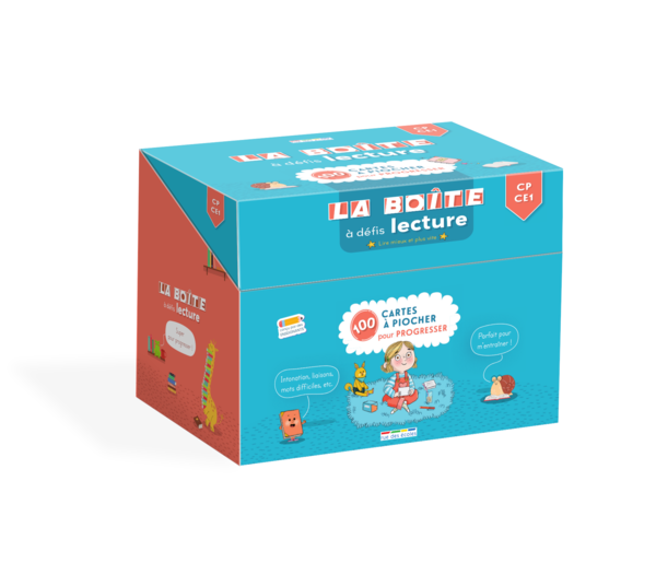La boîte à défis lecture : lire mieux et plus vite - CP-CE1