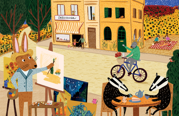 Une journée avec les artistes