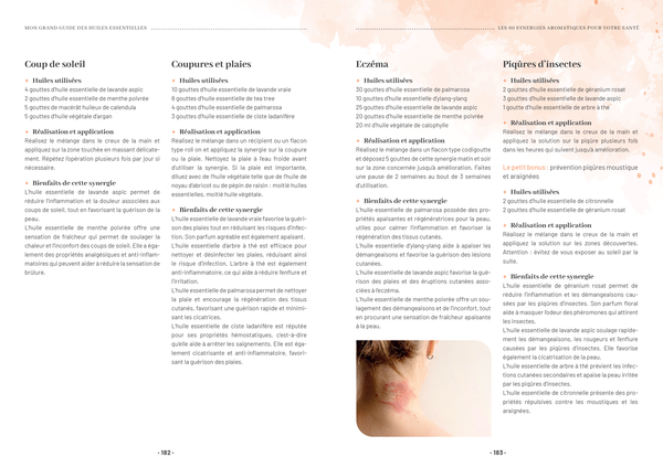 Mon grand guide des huiles essentielles