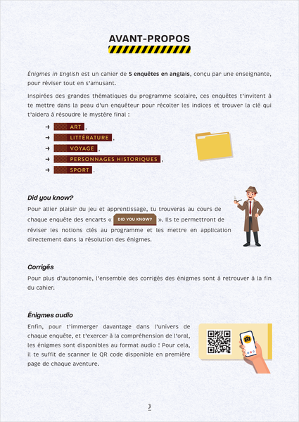 Énigmes in English 6e-5e