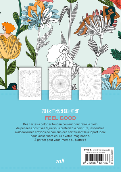 Feel good - 20 cartes à colorier