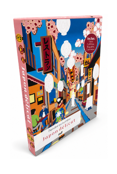 Coffret - Peindre au numéro - Japon délicat