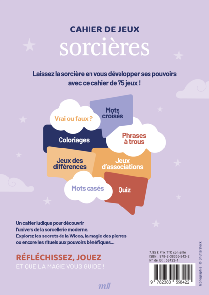 Cahier de jeux - Sorcières