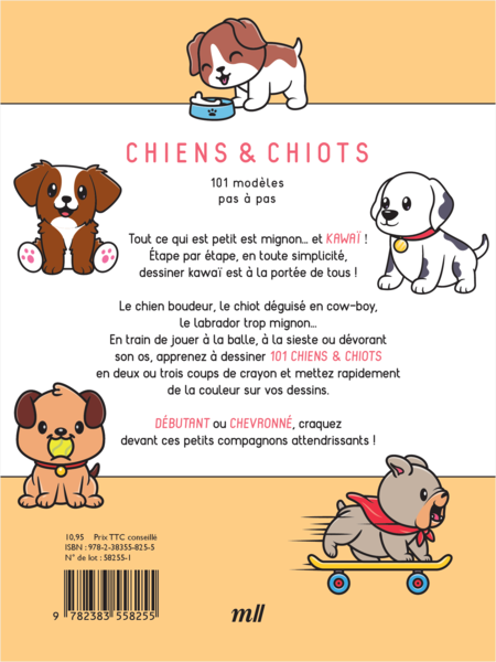Dessiner kawaï - Chiens et Chiots