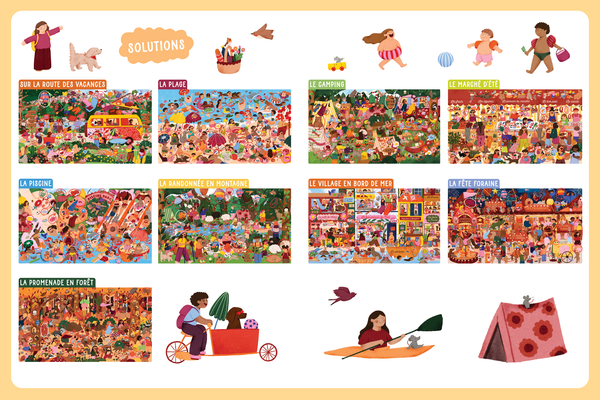 Mon grand cherche et trouve - Vacances en folie