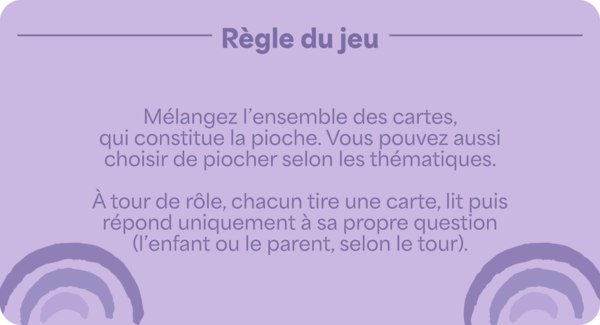 Jeu de conversation - En famille