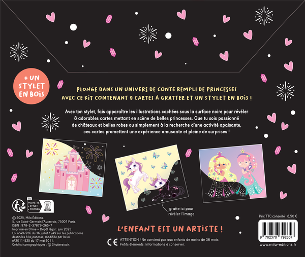 Mes jolies cartes à gratter - Belles princesse