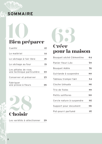 Fleurs séchées - 26 créations florales pour décorer son intérieur