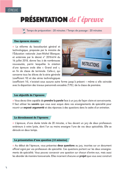 Bac assuré - Grand oral Terminale