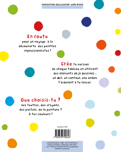 L'art à colorier : Les impressionnistes
