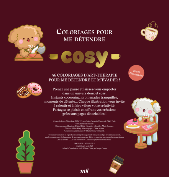 Cosy - Version Collector - Coloriages pour me détendre
