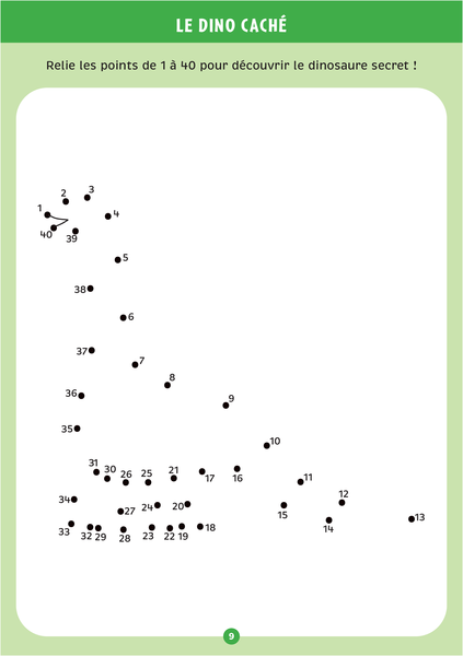 Les dinosaures - Mon bloc de jeux