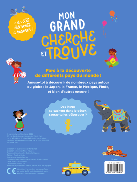Mon grand cherche et trouve - Le tour des pays