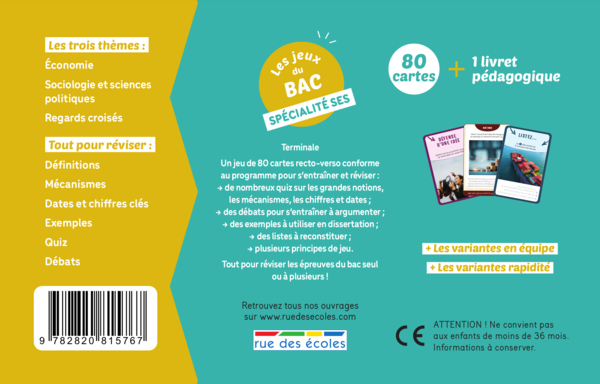 Les Jeux du Bac - Spécialité SES