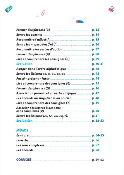 Mon prof à la maison - Français CP