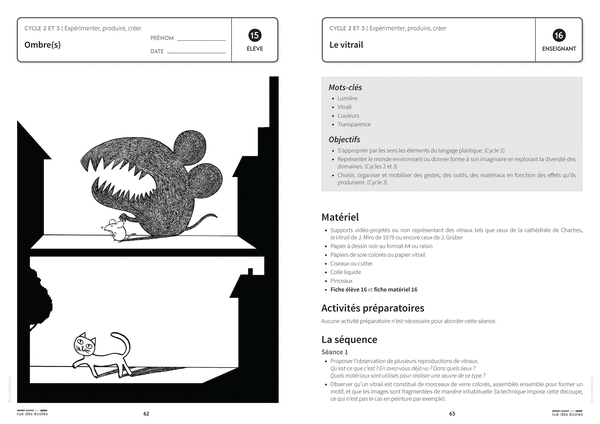 Les Fiches de l'école - 87 fiches pour enseigner les arts plastiques, Cycles 2 et 3