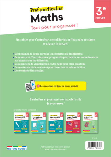 Prof particulier - Maths 3e - Brevet