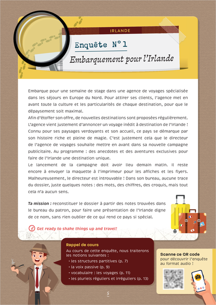 Énigmes in English 4e-3e