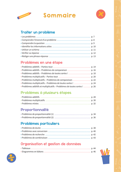 Mon cahier de résolution de problèmes CM1