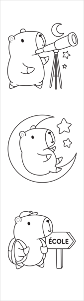 Marque-pages - Happy capy - Édition Premium