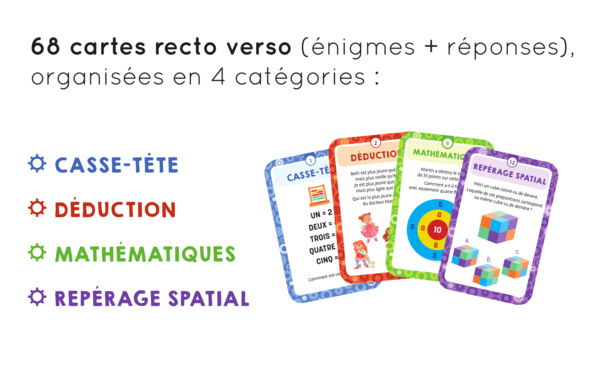 J'entraîne ma logique en jouant - 7 ans et plus
