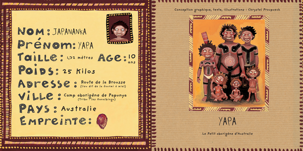 Yapa, le petit aborigène d'Australie