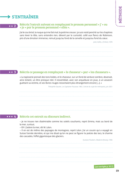 Prof particulier - Français 3e - Brevet