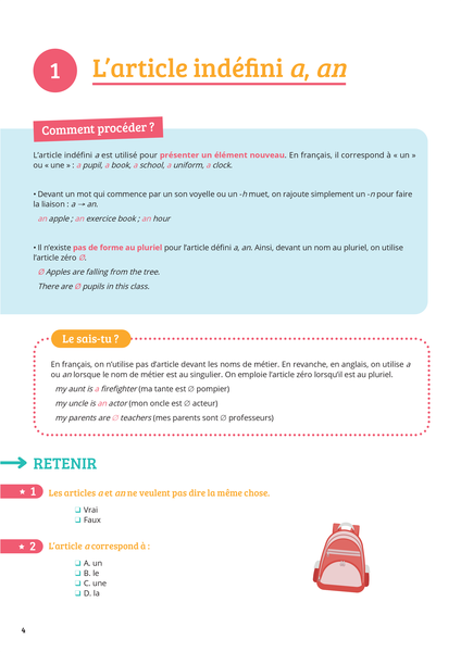 Prof particulier - Anglais 6e