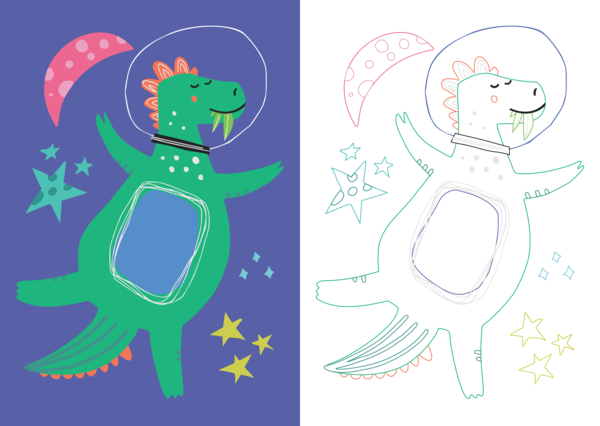 Mon beau coffret de coloriage - Dinosaures