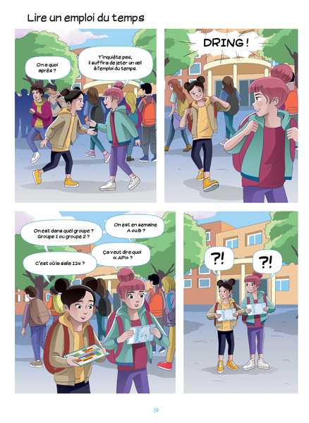 J'entre au collège ! (En BD)
