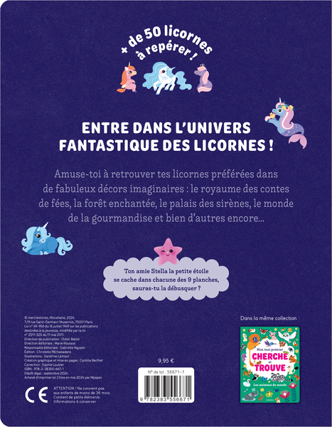 Mon tout premier cherche et trouve - Les Licornes