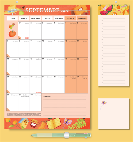 Organiseur - La famille s'organise