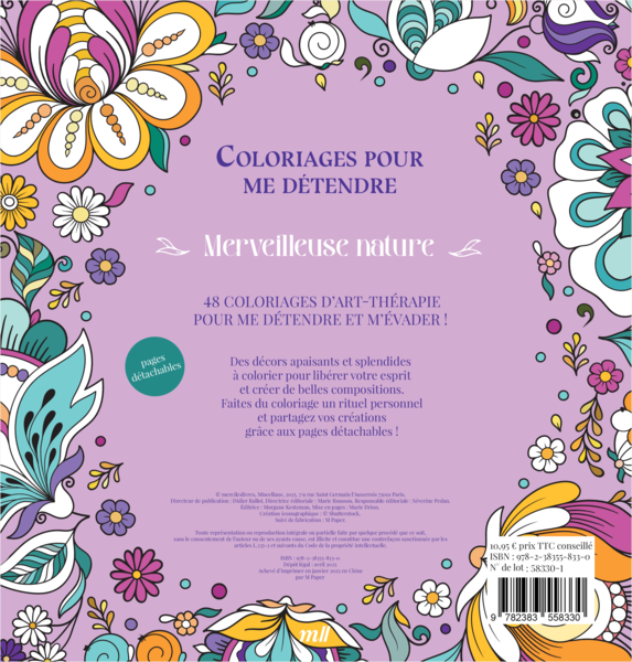 Merveilleuse nature - Coloriages pour me détendre