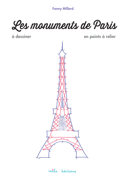 Les monuments de Paris à dessiner en points à relier