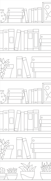 Marque-pages - Ma petite bibliothèque