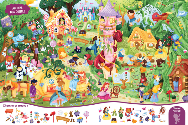 Mon grand cherche et trouve - Contes et merveilles