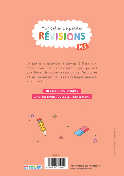 Mon cahier de petites révisions - Moyenne section