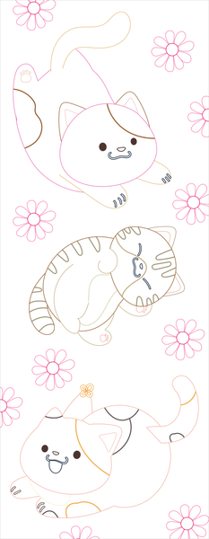 Chatons adorables - Mes petites cartes à colorier