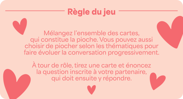 Jeu de conversation - Entre nous