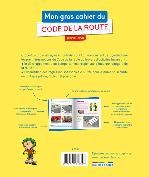 Mon gros cahier du Code de la route, 5-11 ans