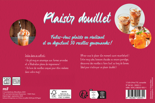 Coffret Mug - Plaisir douillet - 30 recettes gourmandes spécial mug