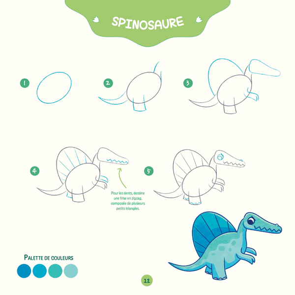 Mon atelier dessin - Joyeux dinosaures