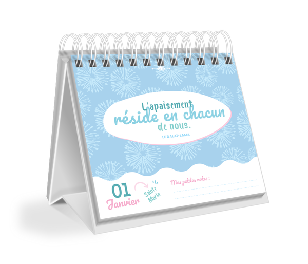 Calendrier Jour après jour - Ambiance zen