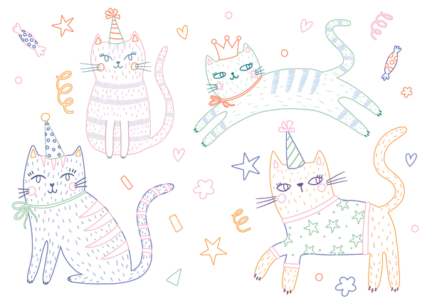 Mes belles cartes à décorer - Je t'invite à mon anniversaire