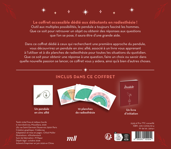 Le pendule : mon coffret de divination