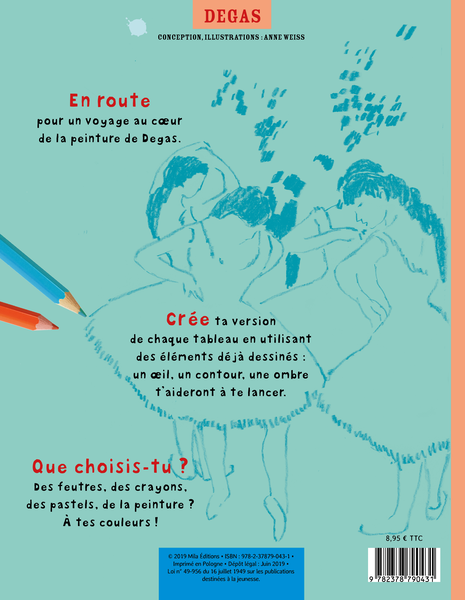 L'art à colorier : Degas