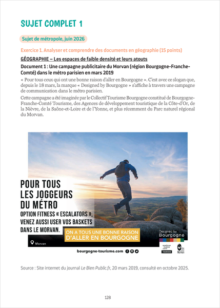 Annales Brevet - Toutes les matières - 3e - 2027